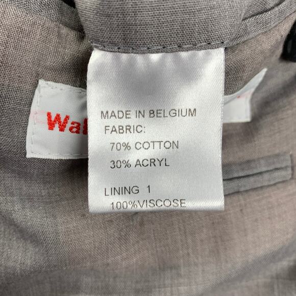 WALTER VAN BEIRENDONCK SS 14 Size 42 Grey Multi-Color Woven Sport Coat - Picture 5 of 7